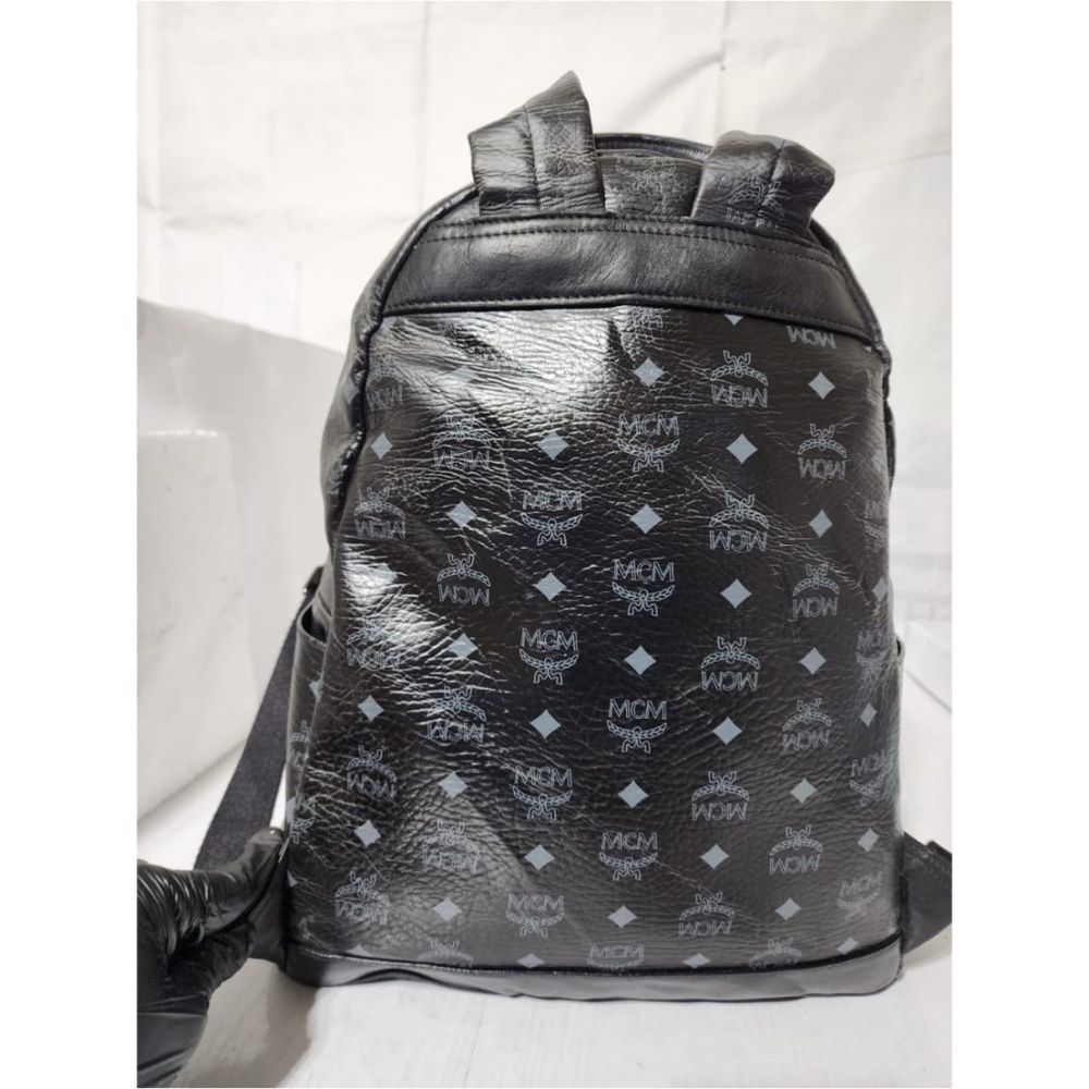 Authentic Mcm Visetos Medium Sprinkle Stud Stark … - image 4